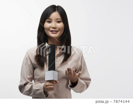 A newscaster A newscaster 7874144