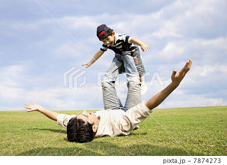 Father playing with his son Father playing with his son 7874273
