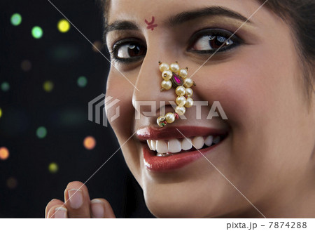 Portrait of a Maharashtrian woman  7874288