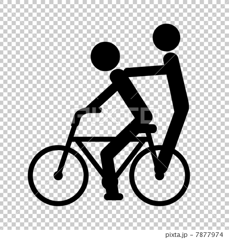 Two Seater Bicycle Stock Illustration