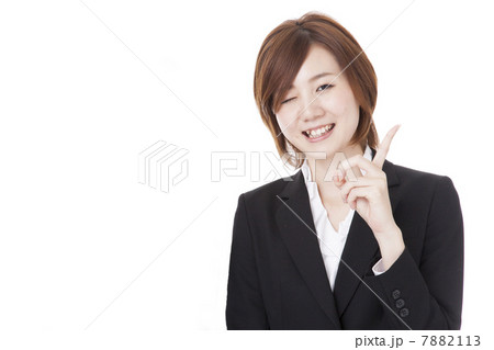 young business woman that wink 7882113