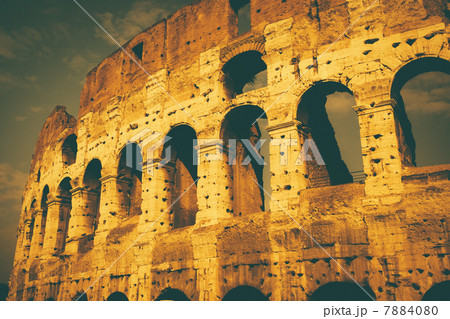 Vintage style colosseum Vintage style colosseum 7884080