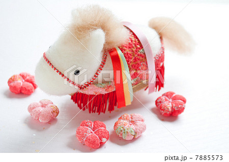 フェルトの飾り馬 7885573