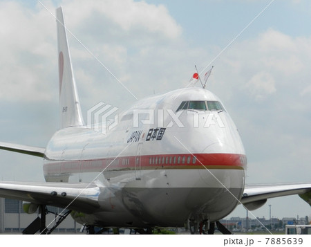 政府専用機2013年千歳基地航空祭にて の写真素材 [7885639] - PIXTA