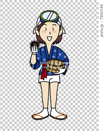 海女さん 7892549