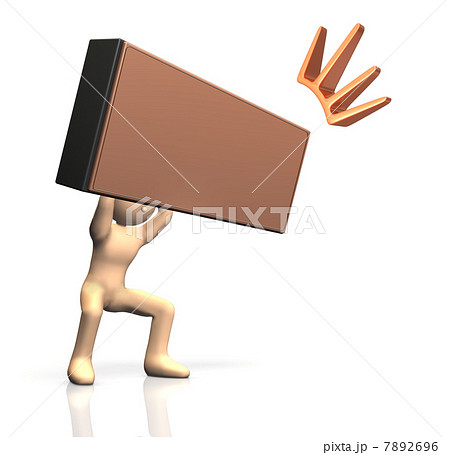 合意を表すアブストラクト3DCGイラスト 7892696