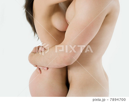 Close up of nude couple in embrace 7894700