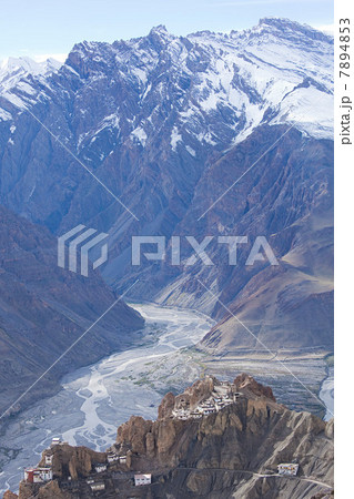 Dhankar monastery, Dhankar, Spiti Valley, Himachal Pradesh, India Dhankar monastery, Dhankar, Spiti Valley, Himachal Pradesh, India 7894853