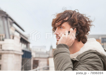 Young man on cell phone 7896094