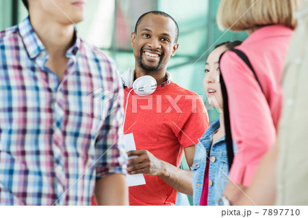 Young man in crowd 7897710