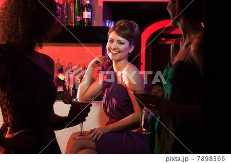 Young women on girls night out 7898366