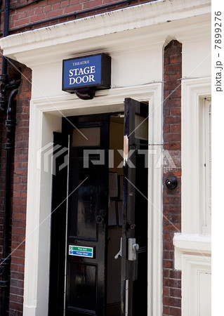 Stage door of West End theatre, London Stage door of West End theatre, London 7899276