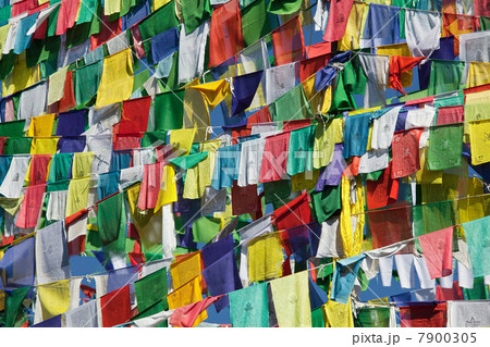 Buddhist prayer flags 7900305