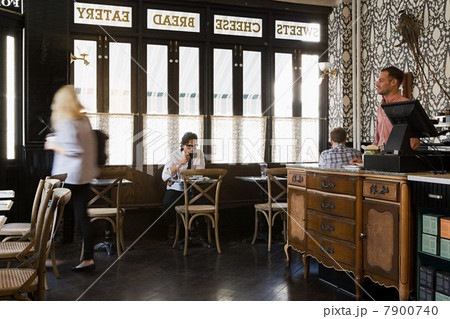 People in cafe 7900740