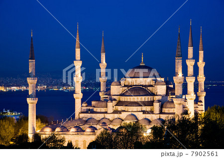 Blue Mosque at night, Istanbul, Turkey Blue Mosque at night, Istanbul, Turkey 7902561