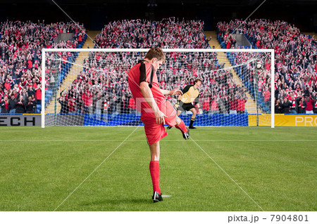 Football scoring a goal Football scoring a goal 7904801