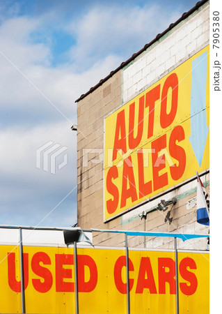 Auto sales sign Auto sales sign 7905380