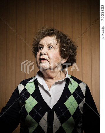 Studio portrait of senior woman Studio portrait of senior woman 7905802