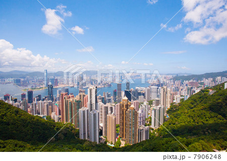 View of Victoria Harbour and Central from Victoria Peak, Hong Kong View of Victoria Harbour and Central from Victoria Peak, Hong Kong 7906248