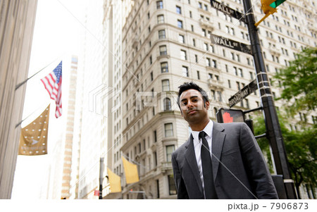 Businessman on Wall Street, New York City Businessman on Wall Street, New York City 7906873