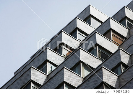 Apartment block, low angle view 7907186