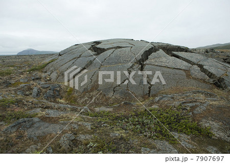 Iceland, solid lava bubble 7907697