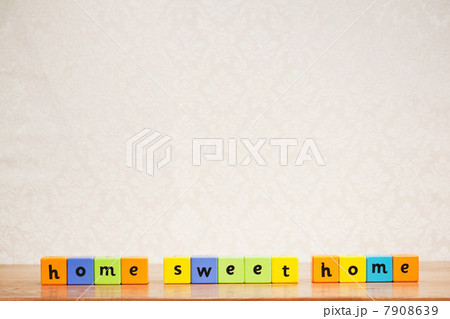 Alphabet blocks spelling home sweet home Alphabet blocks spelling home sweet home 7908639