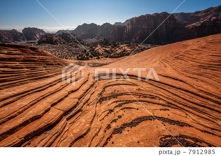 Terraced formations in Snow Canyon park 7912985
