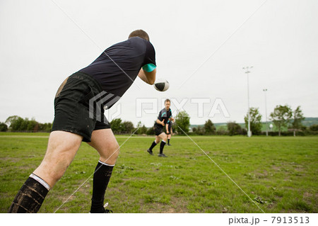 Rugby game in action 7913513