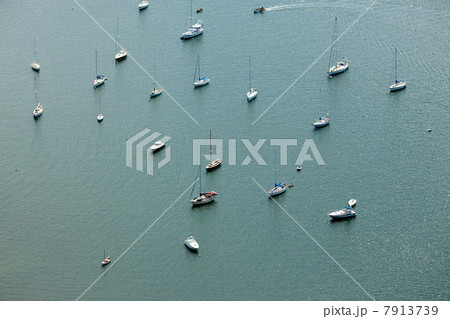 Boats on the water, Newport County, Rhode Island, USA 7913739