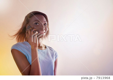 Teenage girl using cellphone Teenage girl using cellphone 7913968