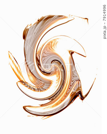 Brown and white marbled shape Brown and white marbled shape 7914996