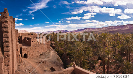 Kasbah at Tamdaght, Morocco, North Africa 7916384