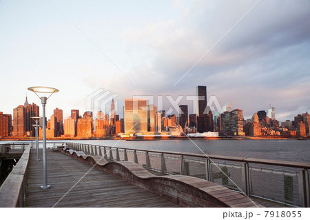 New York City skyline and waterfront 7918055
