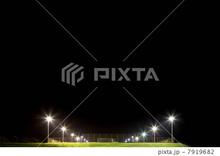 Soccer pitch at night Soccer pitch at night 7919682