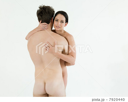 Nude couple embracing 7920440