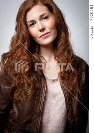 Smiling woman wearing jacket 7920561