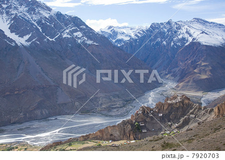 Dhankar monastery, Dhankar, Spiti Valley, Himachal Pradesh, India 7920703