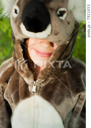 Girl dressed as koala 7921053