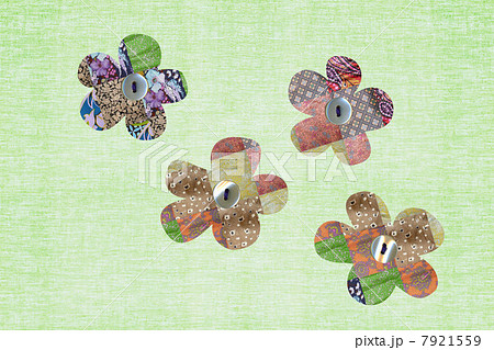Flowers against green background Flowers against green background 7921559