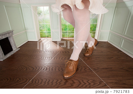 Legs of giant woman in tiny room Legs of giant woman in tiny room 7921783