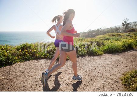 Two women out jogging Two women out jogging 7923236