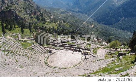 ギリシャ　デルフィ遺跡　古代ギリシャ 7923769