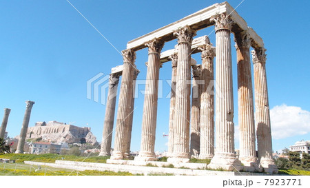 ギリシャ アテネのゼウス神殿とパルテノン神殿 ギリシャ アテネのゼウス神殿とパルテノン神殿 7923771