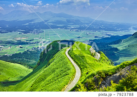 阿蘇外輪山　大観峰　ラピュタの道　 7923788