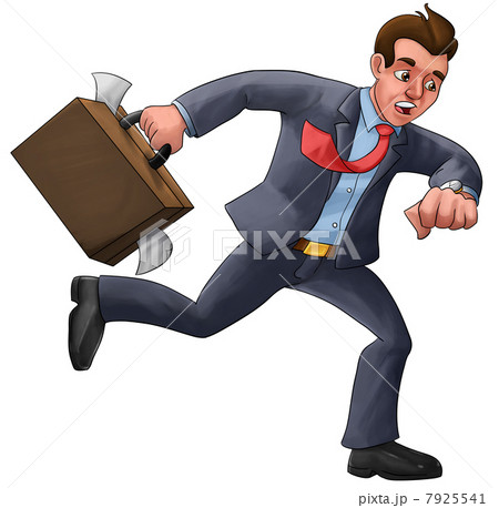 executive in a hurry 7925541