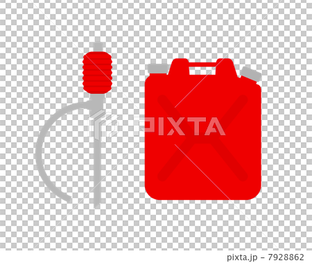 給油ポンプとポリタンク 7928862