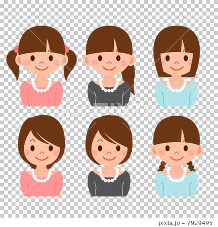 Female hair style formal wearing set Female hair style formal wearing set 7929495