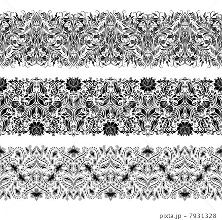 Horizontal elements decoration vector 7931328