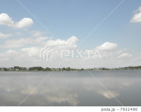 多々良沼と青空 7932490